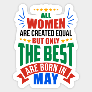 MAY Birthday Special - WOMEN Sticker